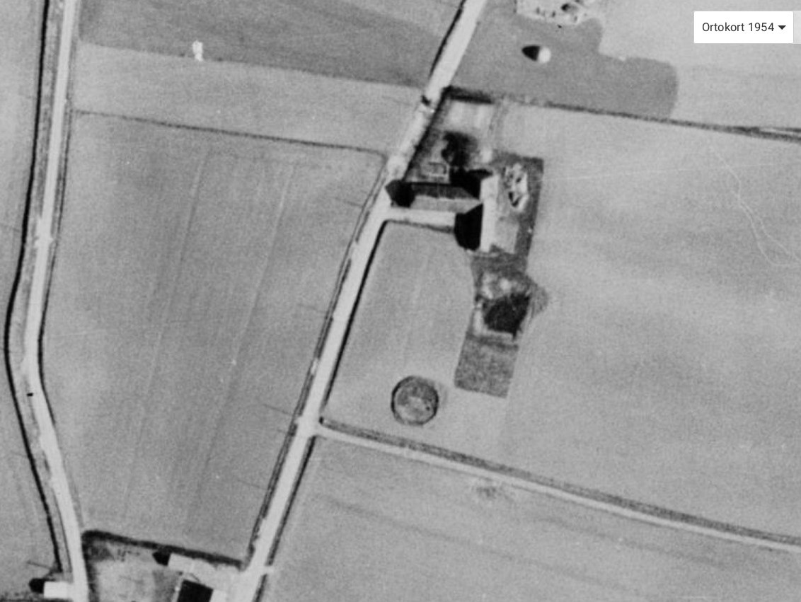 Ortofoto 1954 af Tørring Mølle